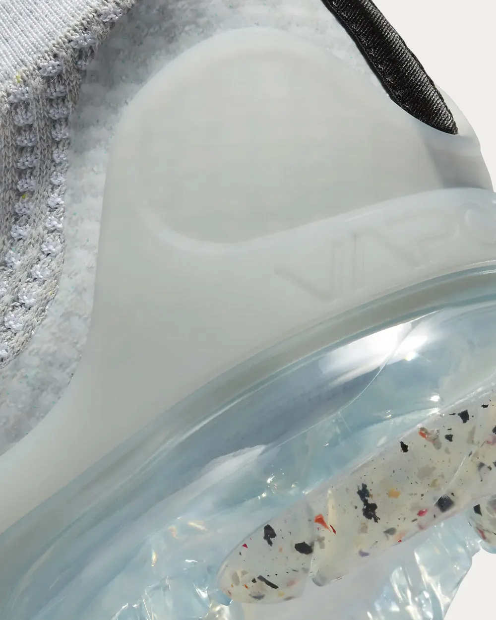 Air VaporMax 2021 FK White / Black / Metallic Silver Low Top Sneakers