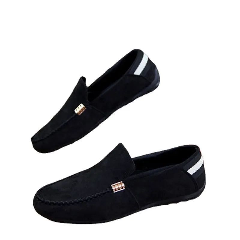 Aiyan bean shoes men's new casual shoes loafers spirit guy shoes Korean version trend Joker lazy shoes