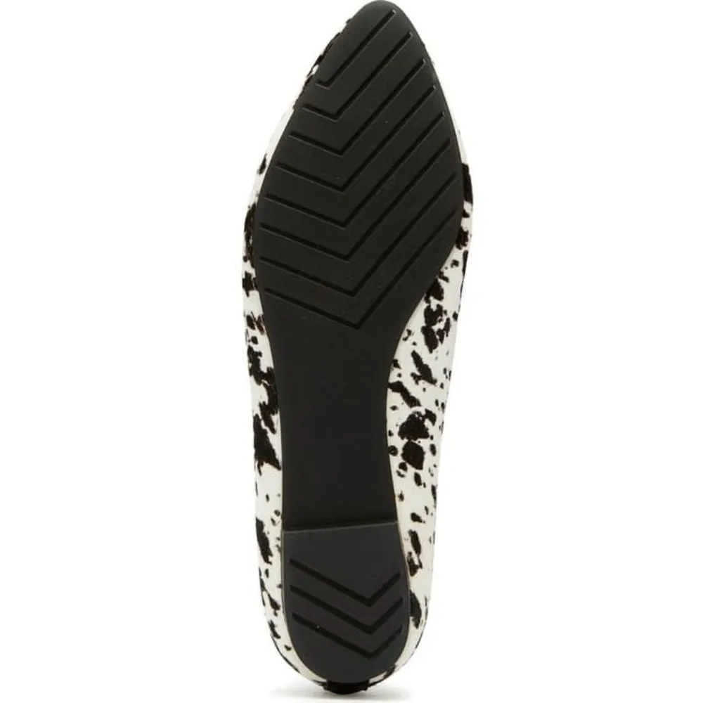 Audra White Black Haircalf Me Too Loafers