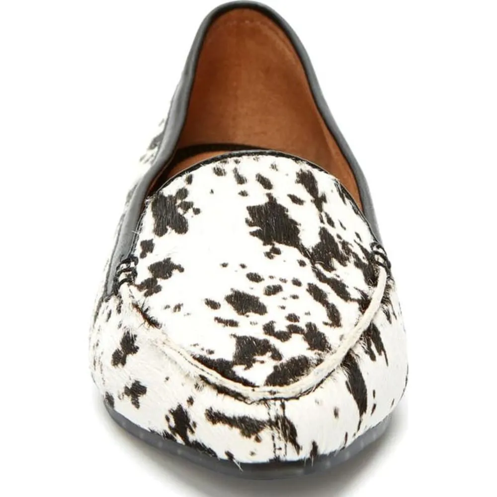Audra White Black Haircalf Me Too Loafers