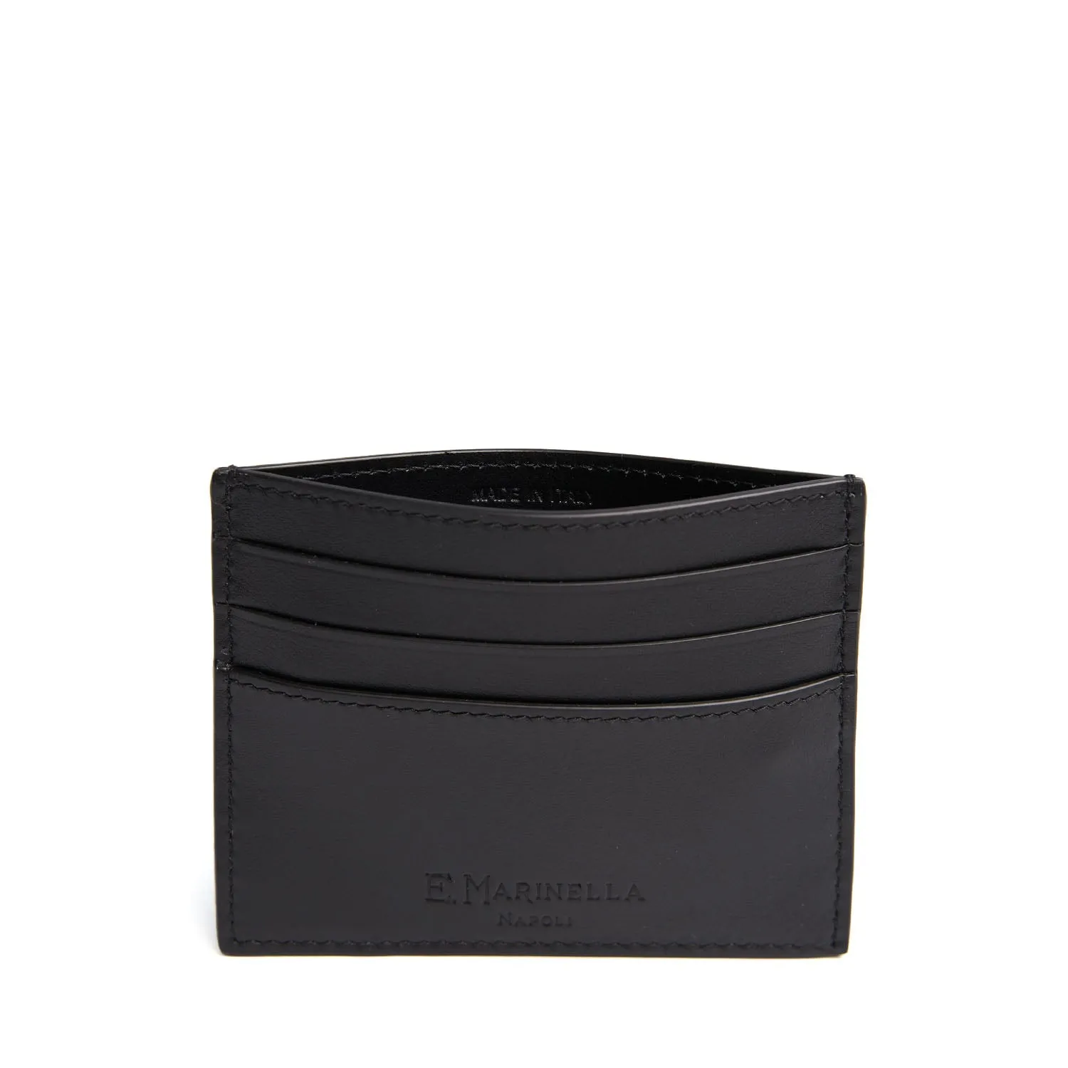 BLACK LEATHER CREDIT CARD HOLDER