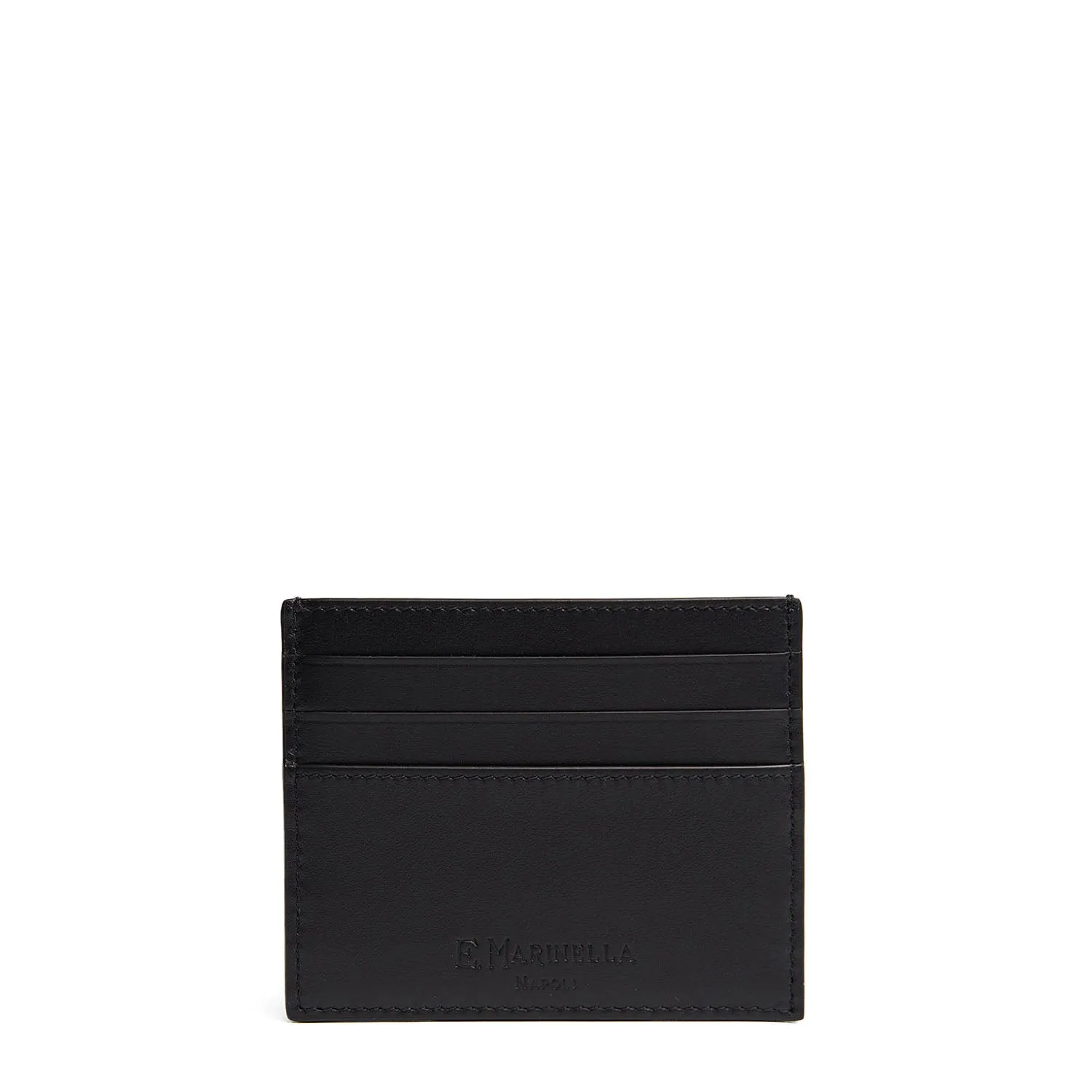 BLACK LEATHER CREDIT CARD HOLDER