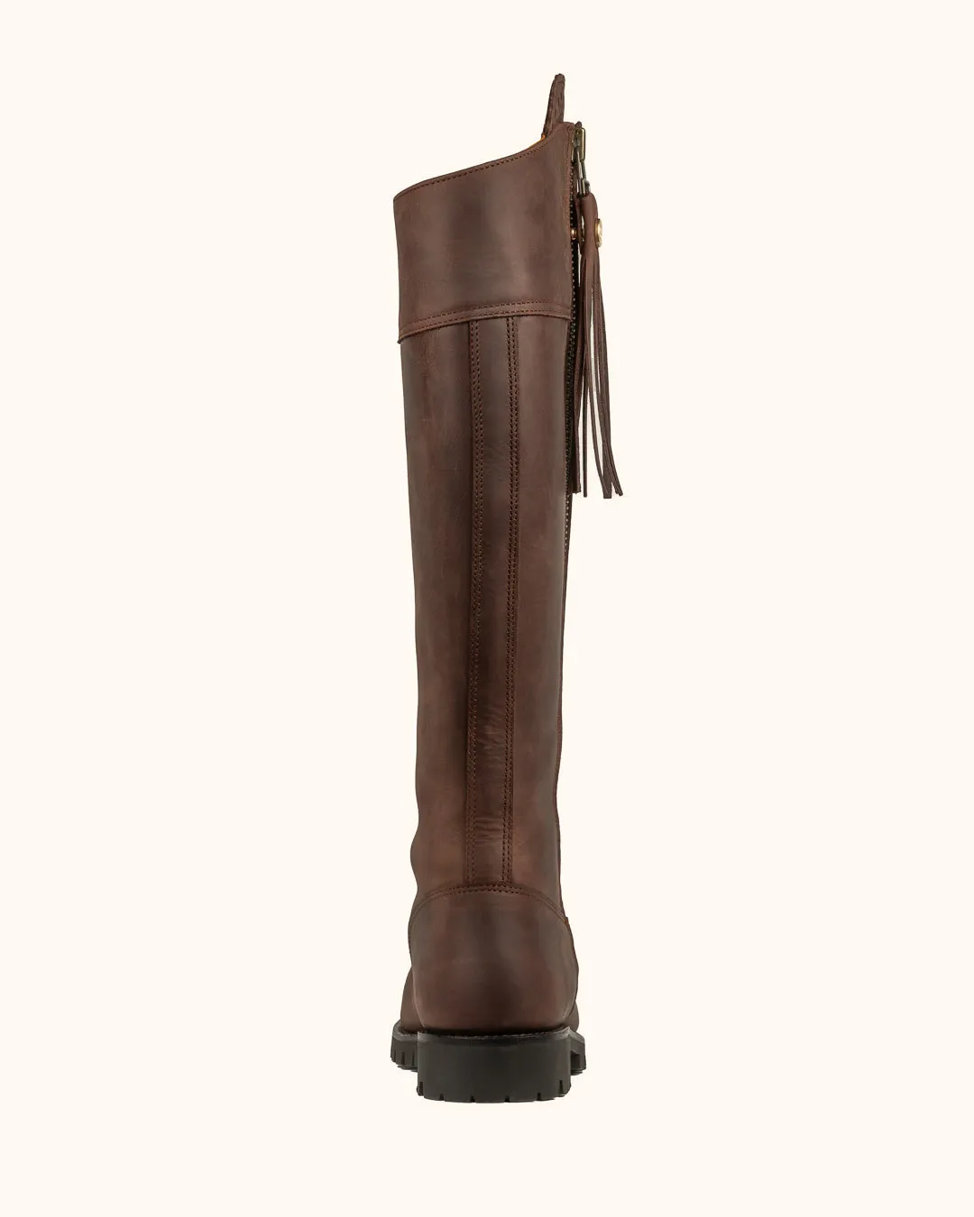 Cascada Full Calf Waterproof Boot Tread Sole - Brown