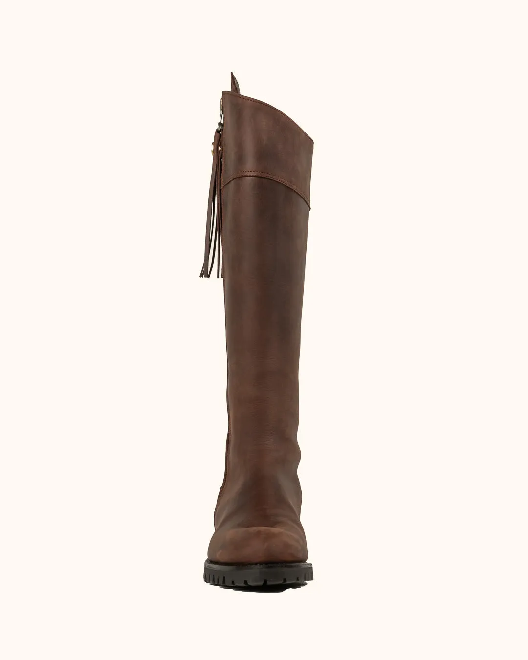 Cascada Full Calf Waterproof Boot Tread Sole - Brown
