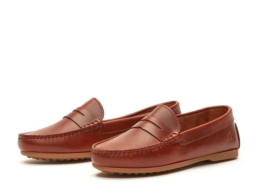 Chatham Women's Nusa Leather Driving Moccasins in 3 Colour Options 3 to 8
