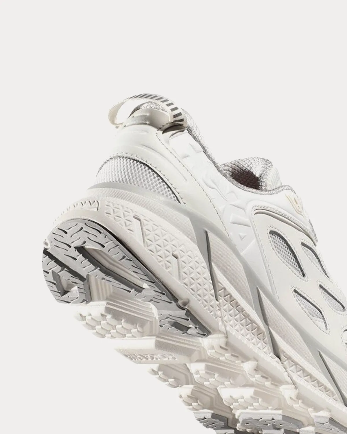 Clifton L White / White Low Top Sneakers