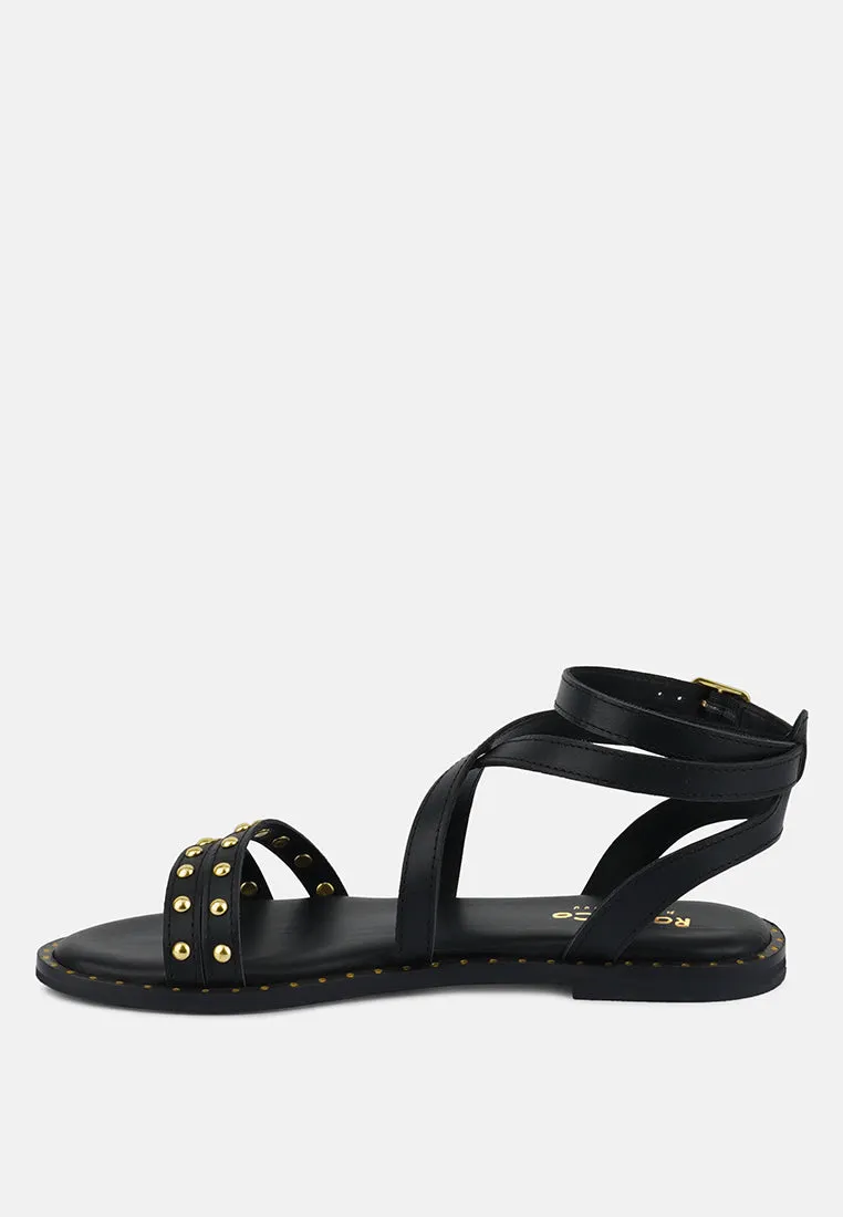 Corriane Studs Embellishment Strappy Sandals