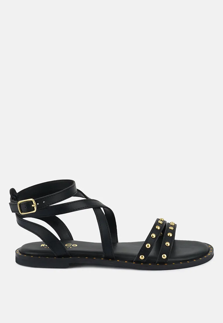 Corriane Studs Embellishment Strappy Sandals