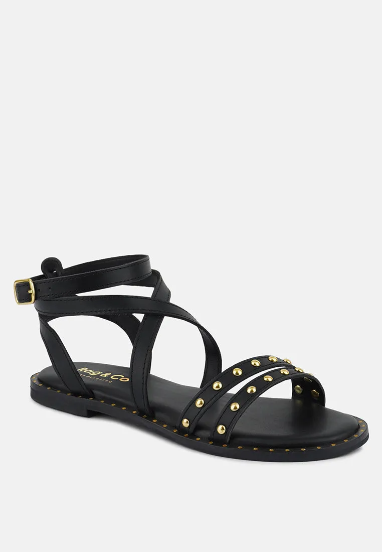 Corriane Studs Embellishment Strappy Sandals