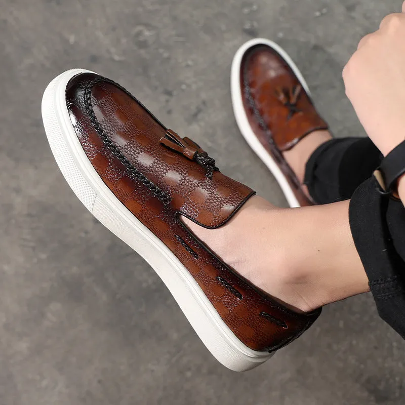 Doudou Shoes Men's Summer Breathable Loafers One-pedal Lazy Shoes Korean Version Versatile Foot Casual Shoes