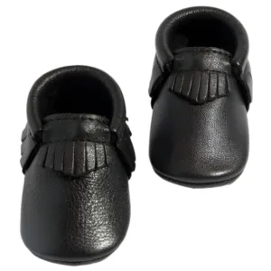 Ebony Moccasin Baby Shoe