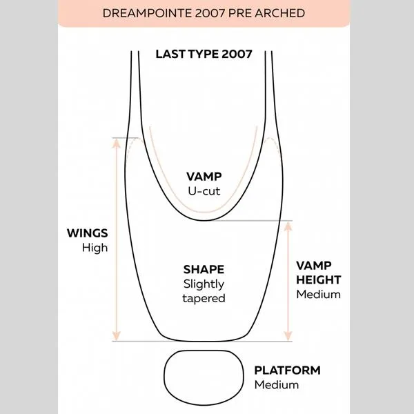 GRISHKO DREAM 2007 POINTE SHOE, SOFT SHANK - #1528