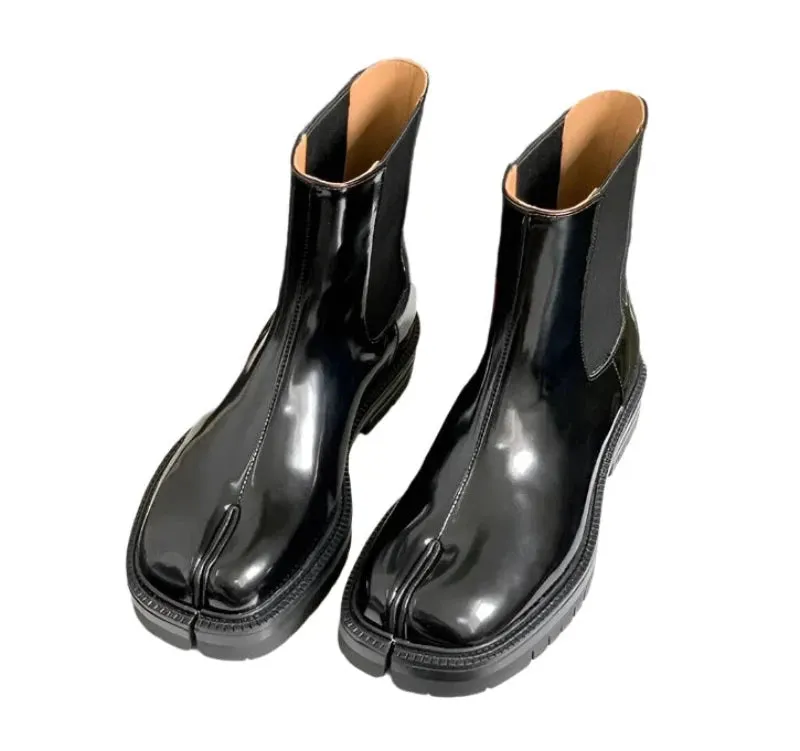 Ladies Moccasins Split Toe Boots