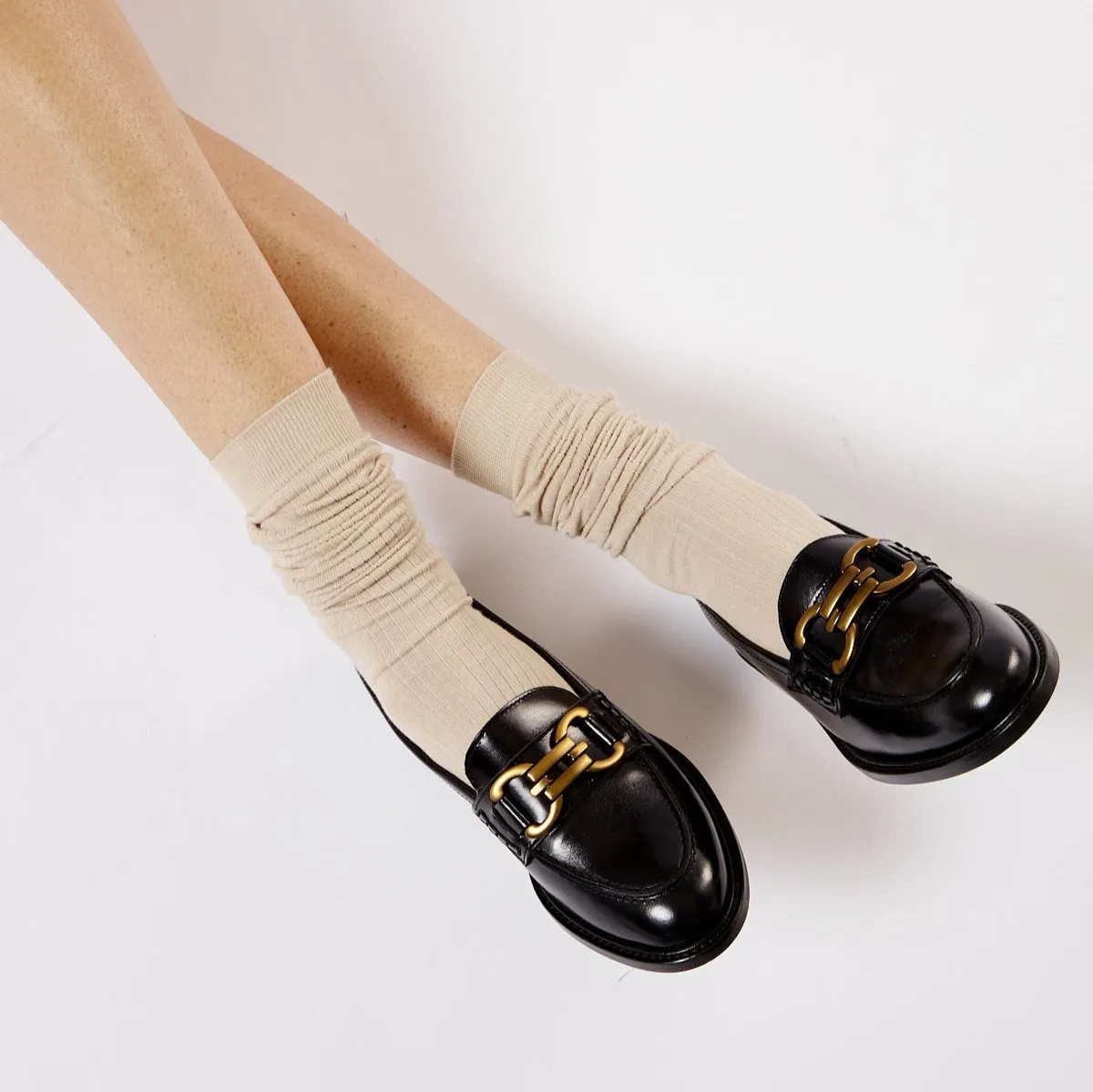 Maison Toufet Lyna Black Loafer