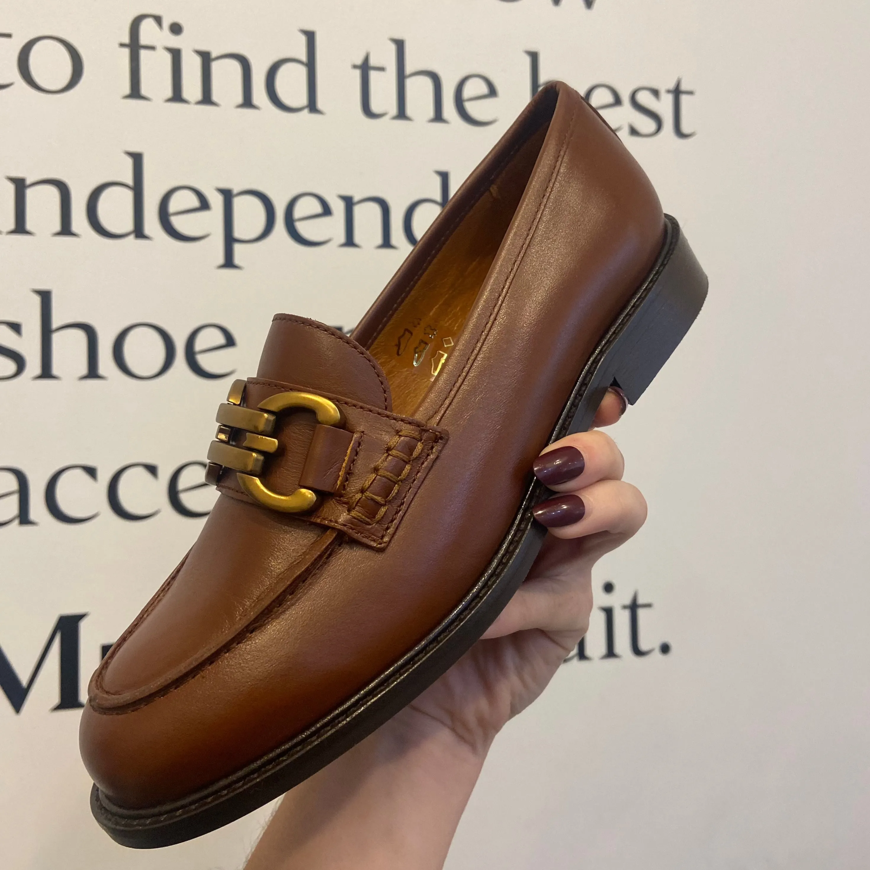 Maison Toufet Lyna Cognac Loafer