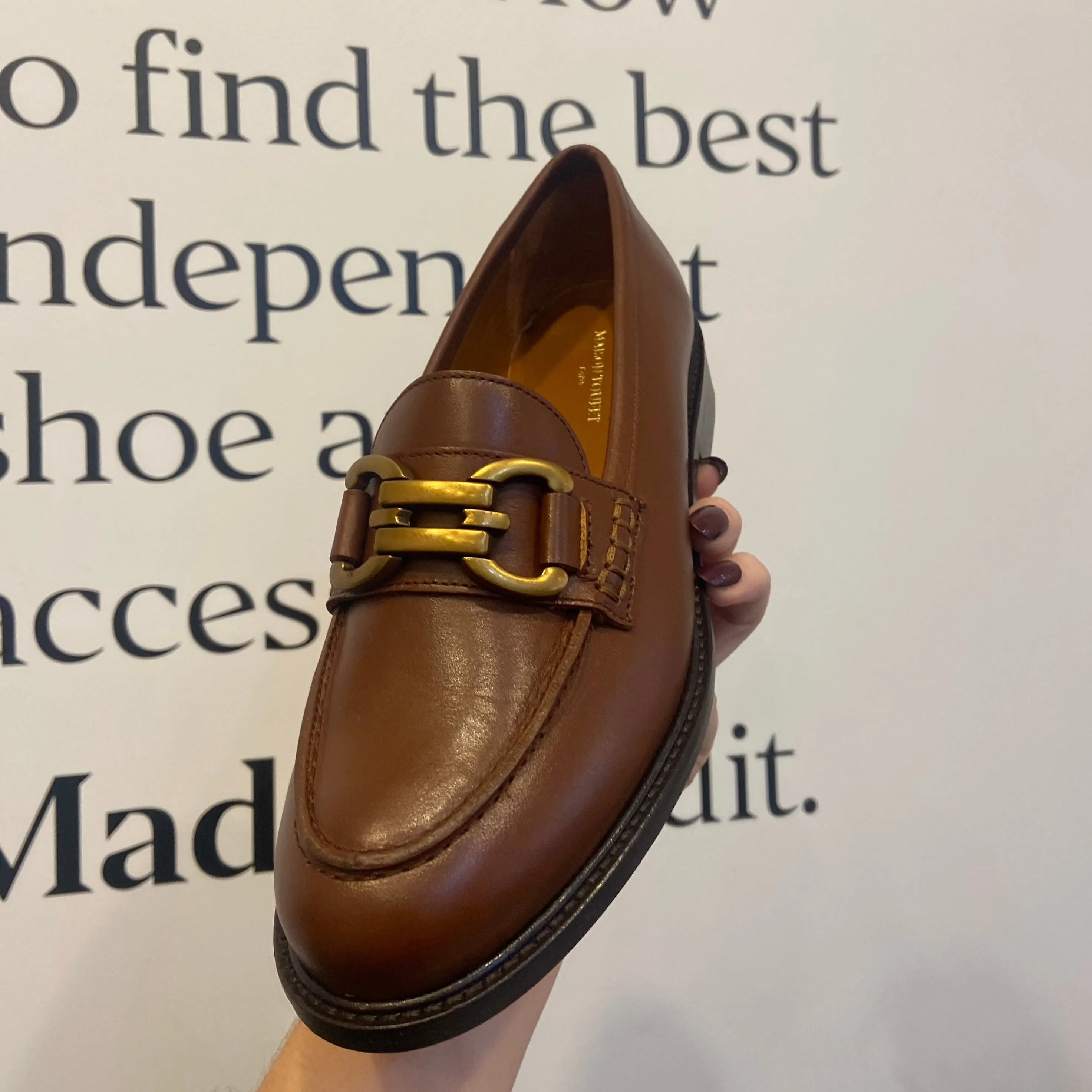 Maison Toufet Lyna Cognac Loafer