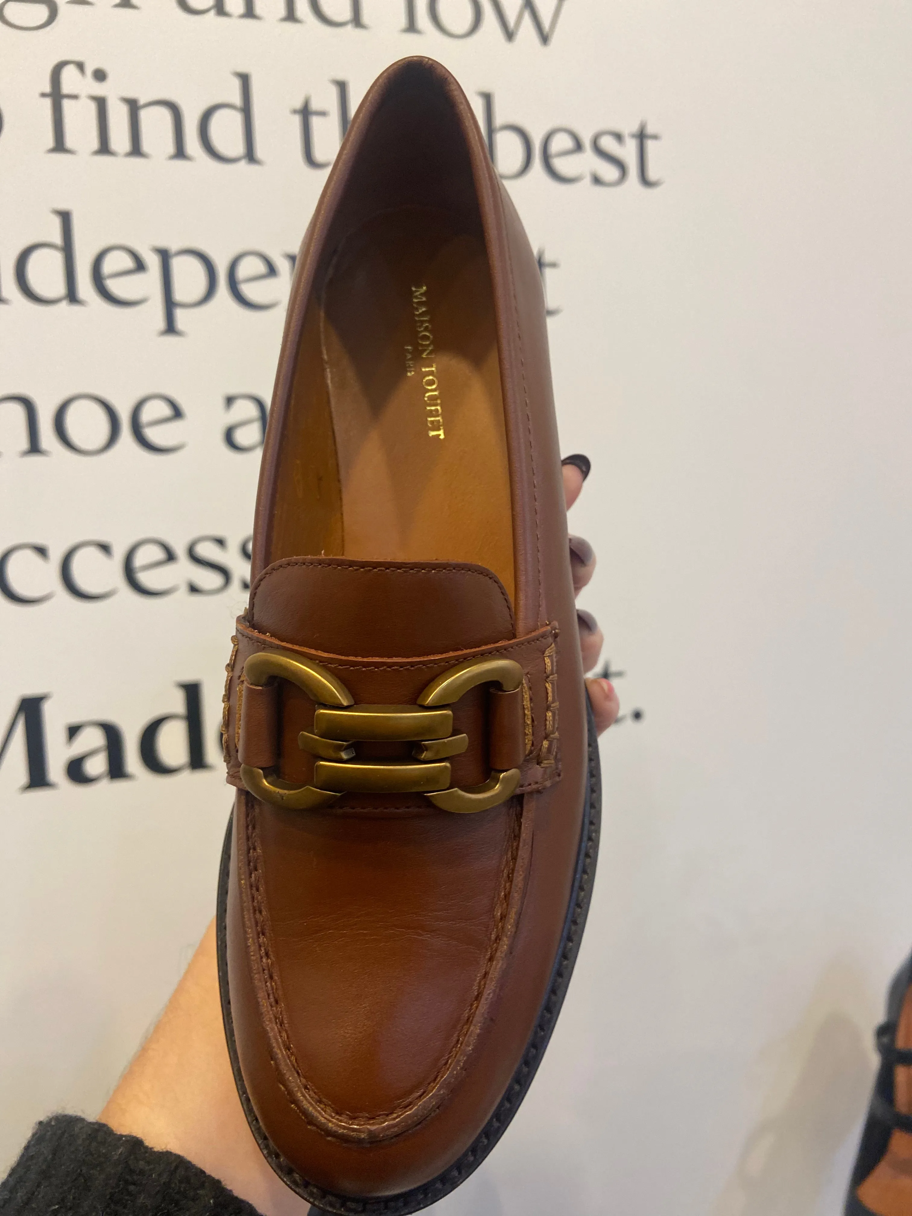 Maison Toufet Lyna Cognac Loafer