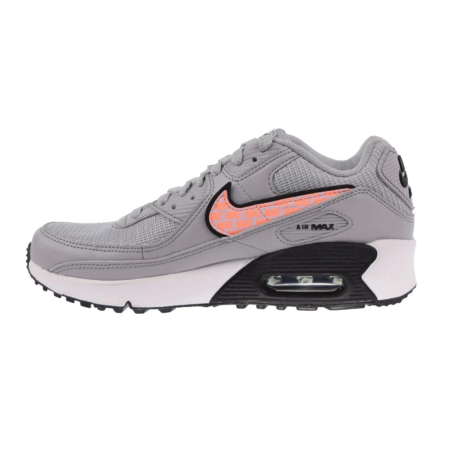 Nike Air Max 90 Next Nature (GS) Big Kids' Shoes Wolf Grey-Doll-Sunset Glowl