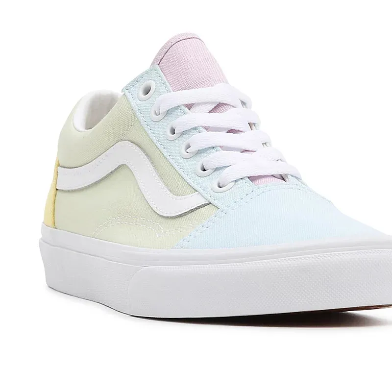 PASTEL BLOCK OLD SKOOL SHOES | MULTI / TRUE WHITE
