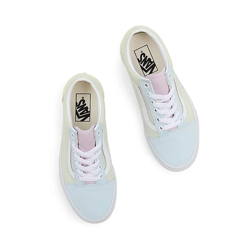 PASTEL BLOCK OLD SKOOL SHOES | MULTI / TRUE WHITE
