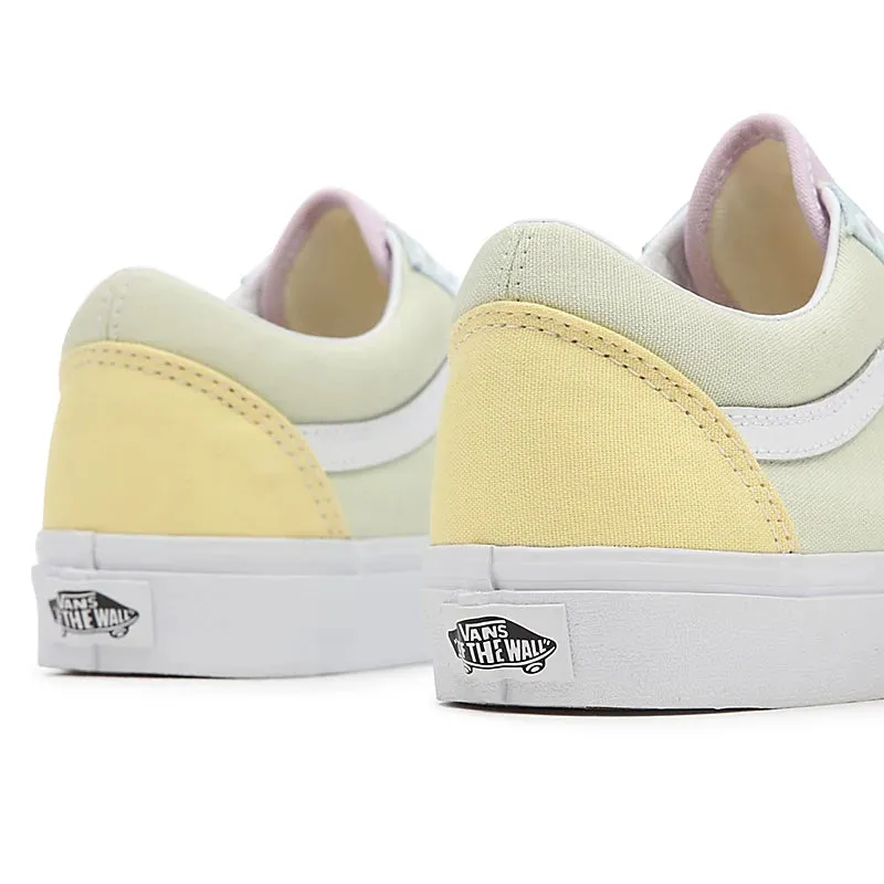 PASTEL BLOCK OLD SKOOL SHOES | MULTI / TRUE WHITE