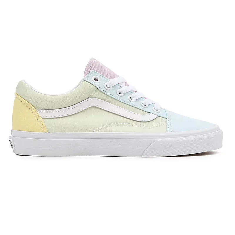 PASTEL BLOCK OLD SKOOL SHOES | MULTI / TRUE WHITE