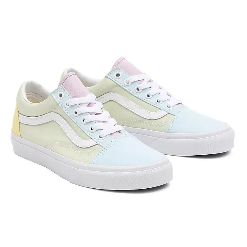 PASTEL BLOCK OLD SKOOL SHOES | MULTI / TRUE WHITE