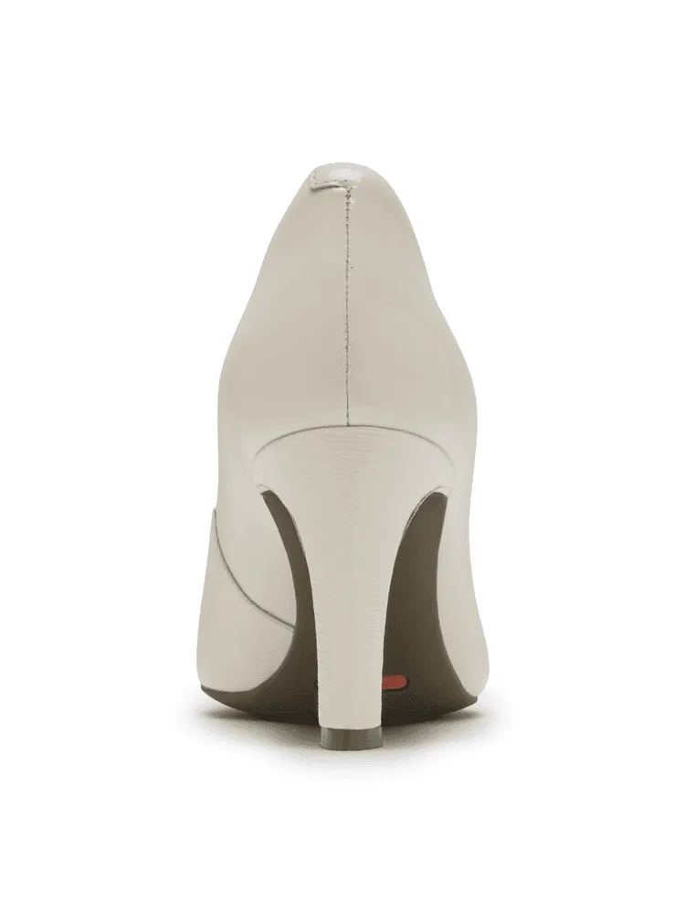 Rockport Womens Total Motion Sheehan Heel Vanilla Patent CH9325
