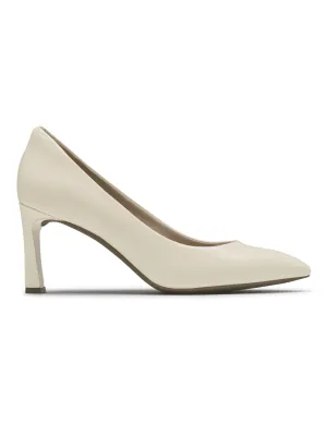 Rockport Womens Total Motion Sheehan Heel Vanilla Patent CH9325