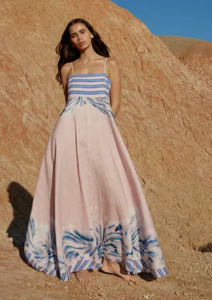 Rue Dress - Seashell/Iceburg
