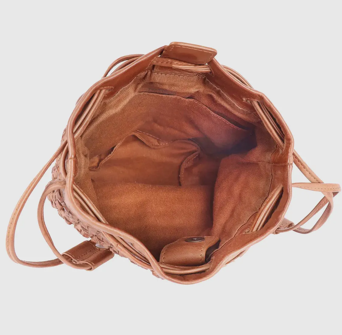 Saddle Handcrafted Leather Bucket Bag