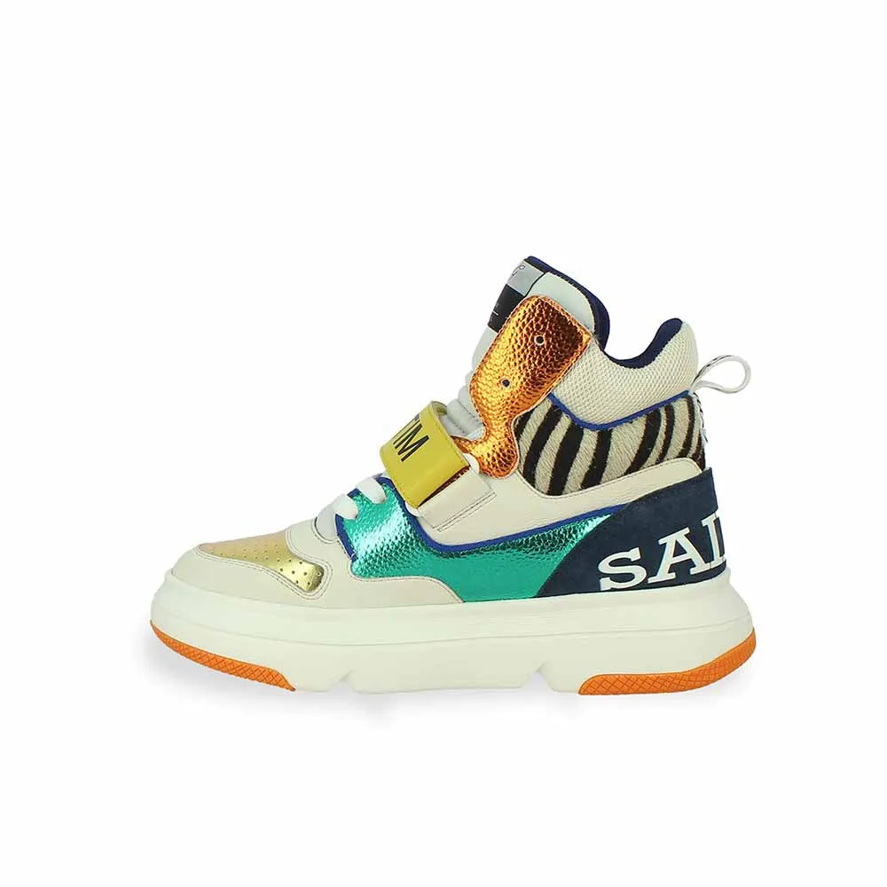 Saint G Multi Leather Handcrafted Sneakers