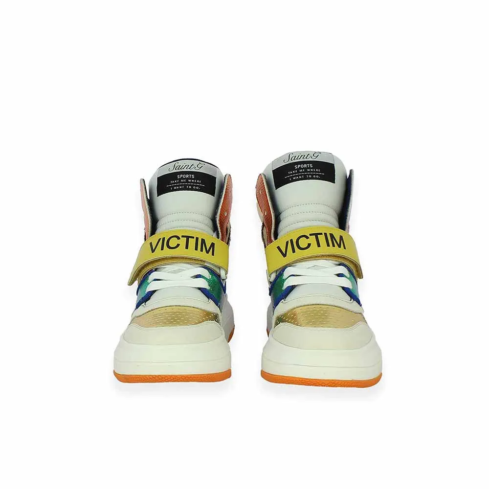 Saint G Multi Leather Handcrafted Sneakers