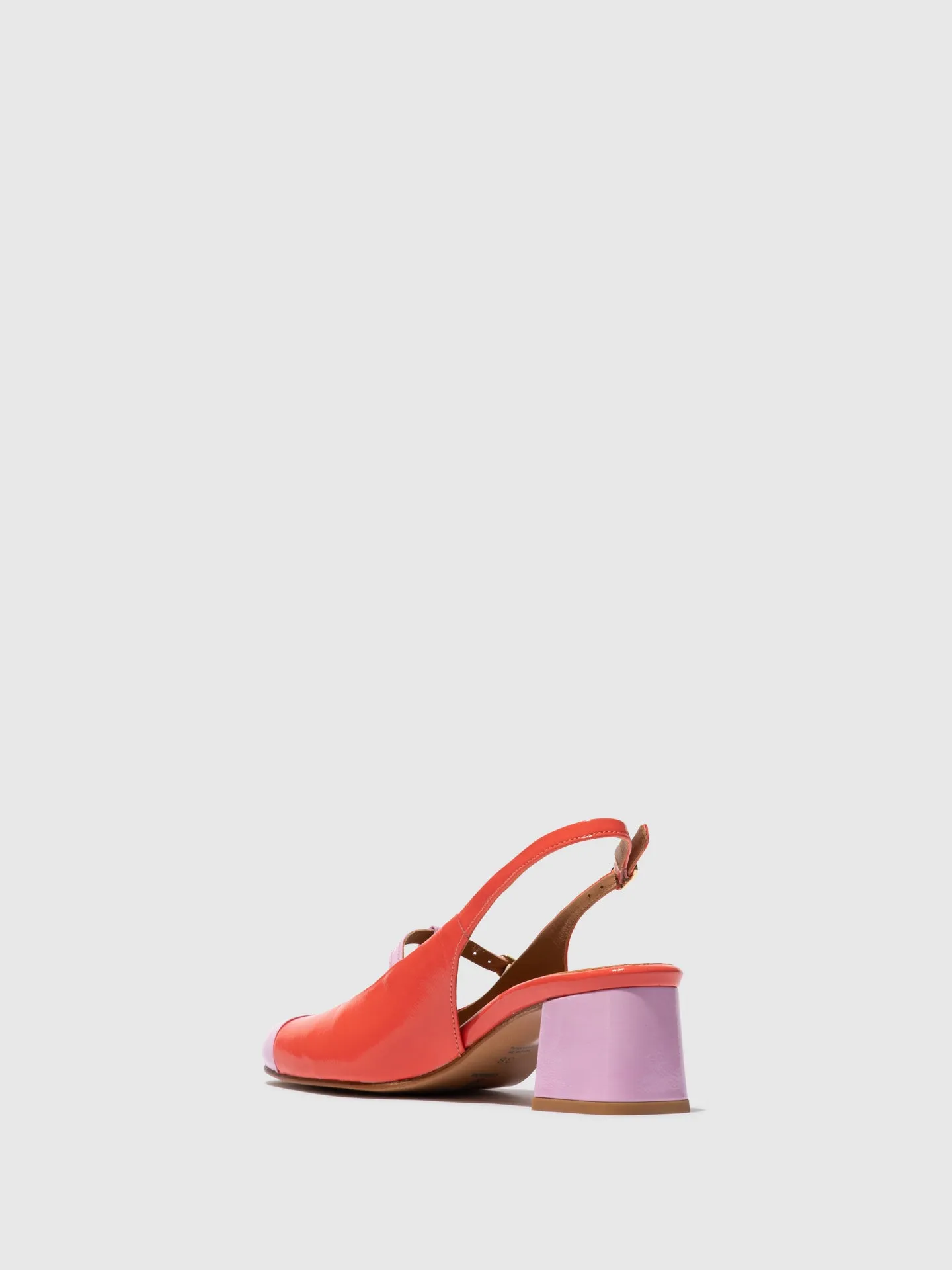 Sling-Back Sandals SOLN083FLY PINK/SCARLET