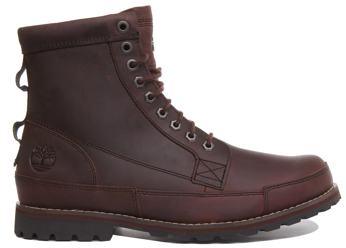Timberland A2Ksx Leather 6 Inch Boot In Dark Brown For Men