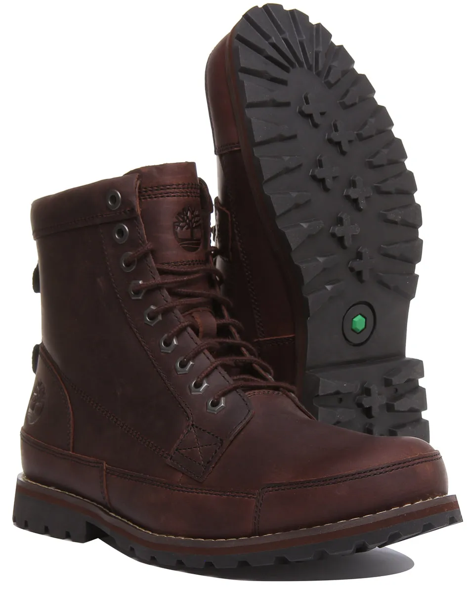 Timberland A2Ksx Leather 6 Inch Boot In Dark Brown For Men