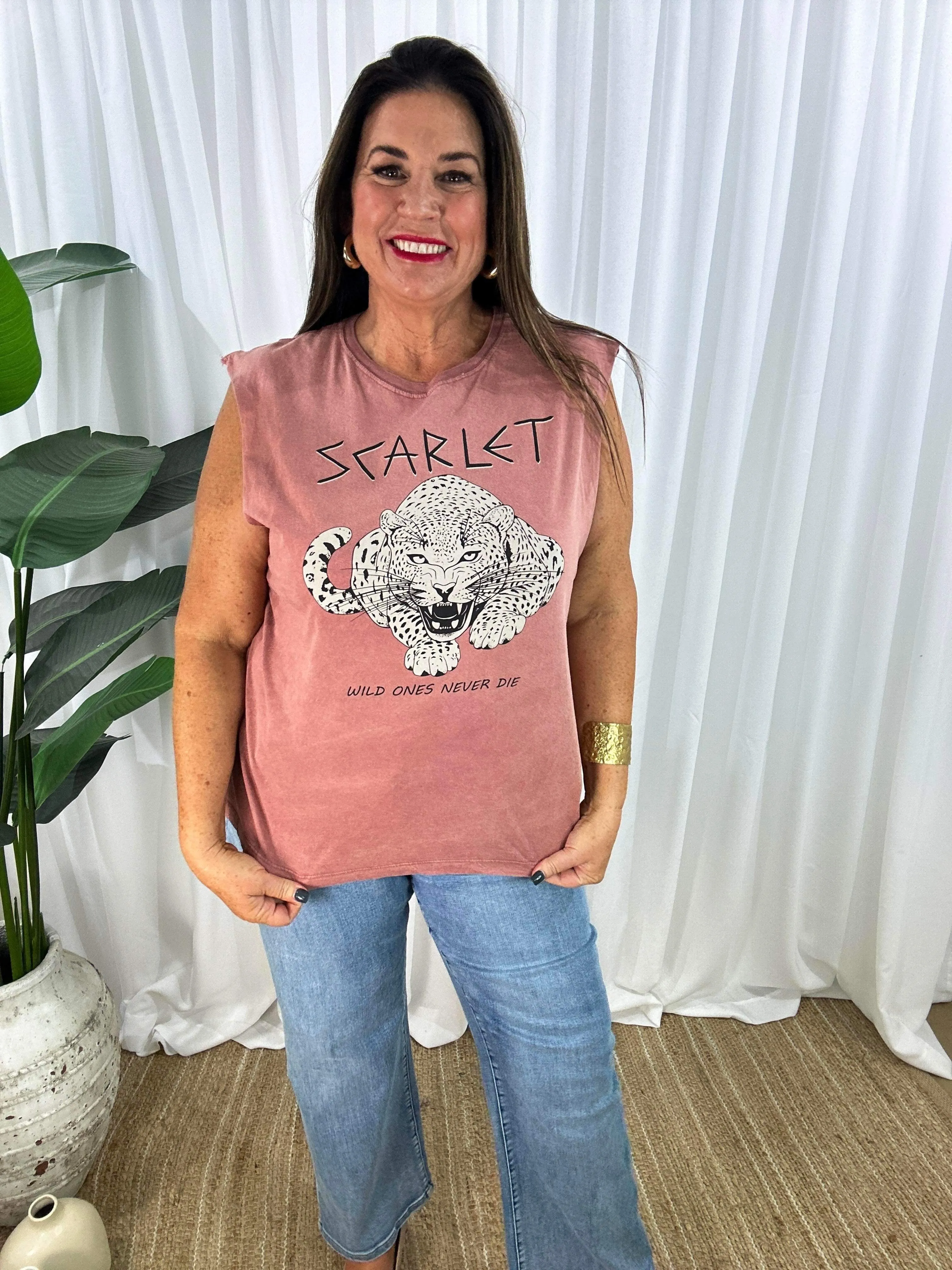 Wild Scarlet Tank