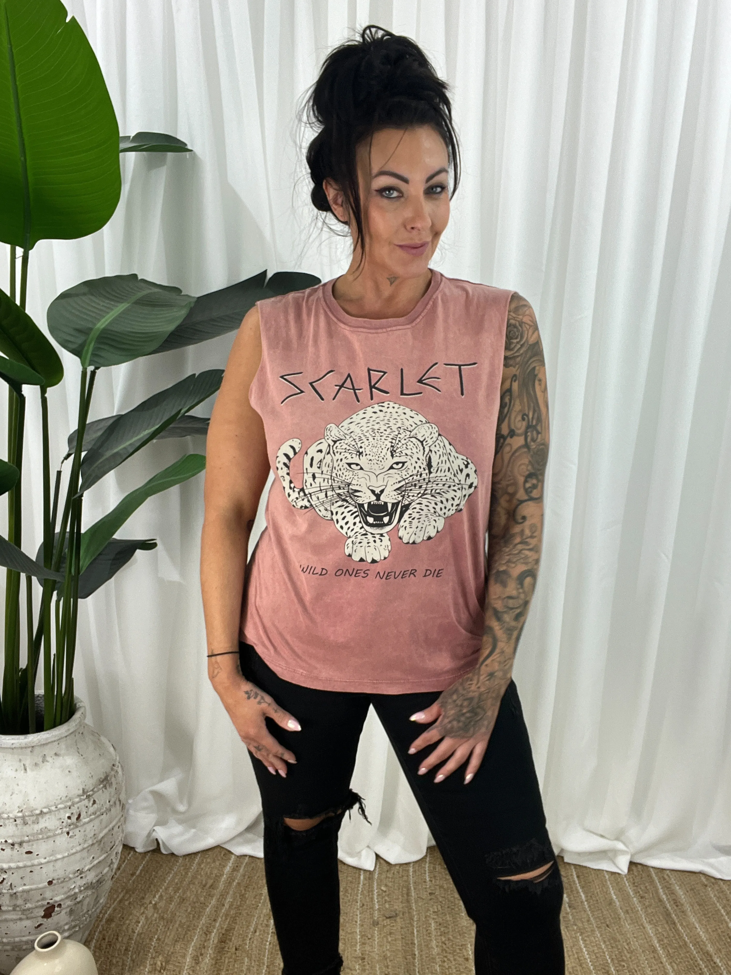 Wild Scarlet Tank