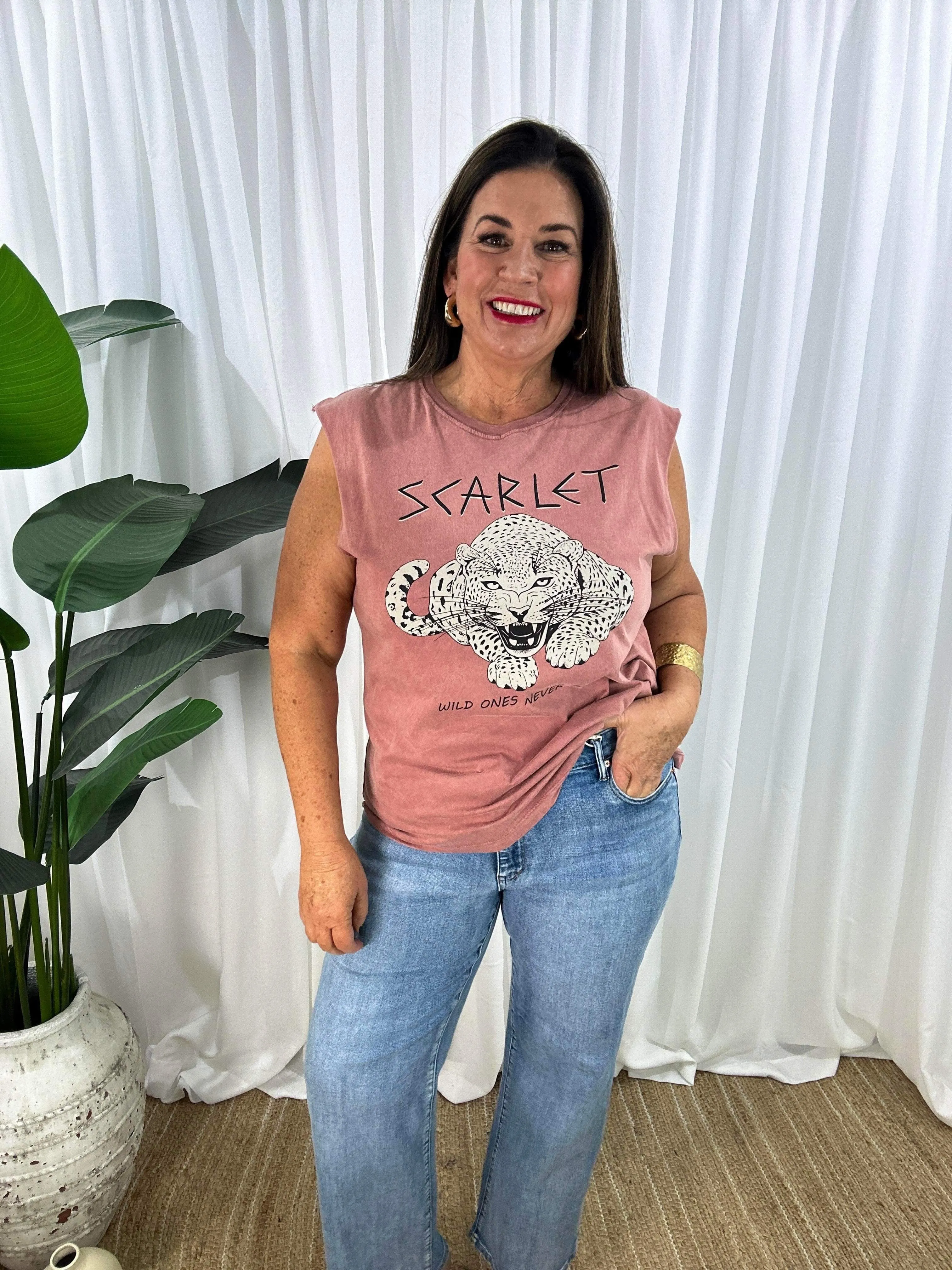Wild Scarlet Tank