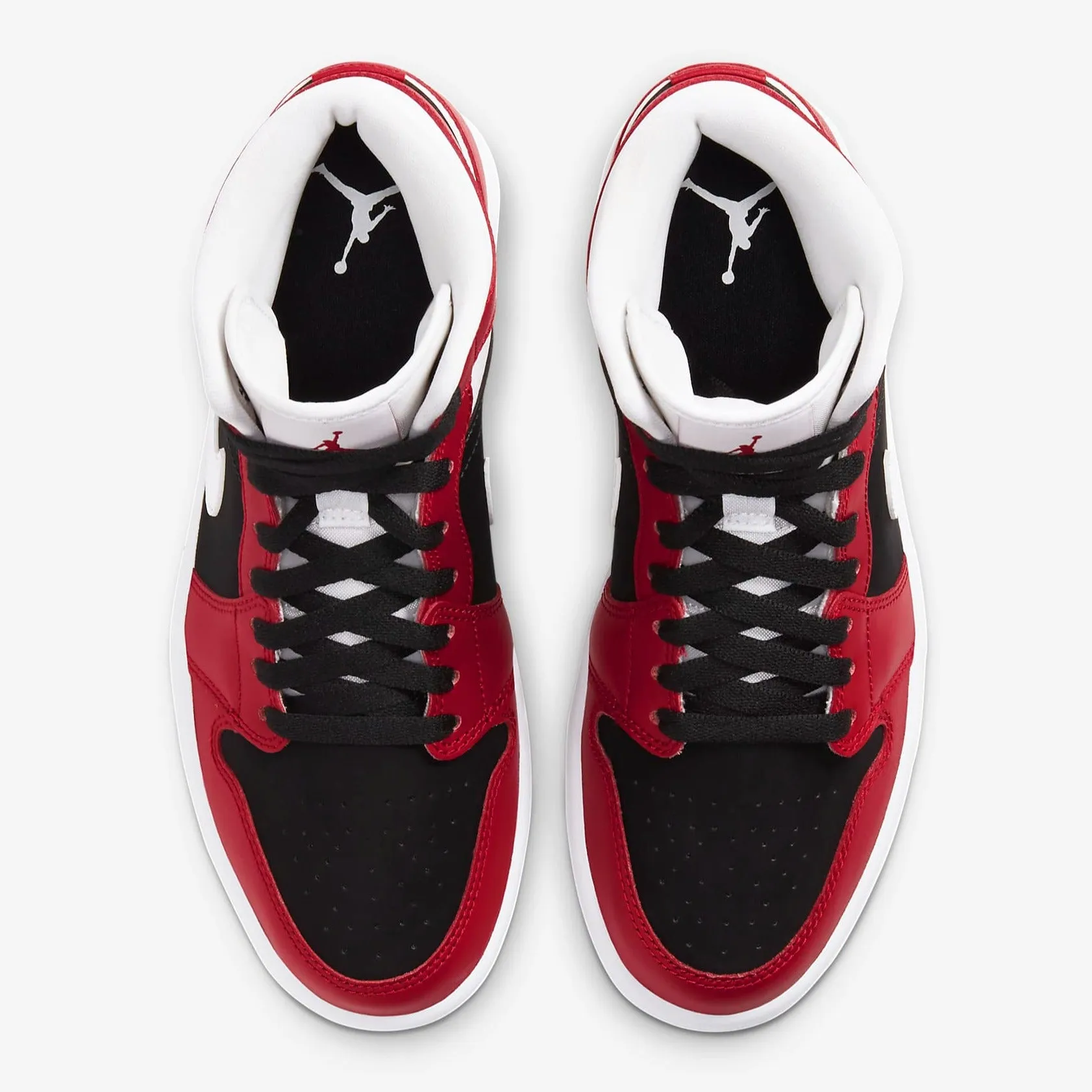 Women's Air Jordan 1 Mid "Gym Red Black" (BQ6472-601)