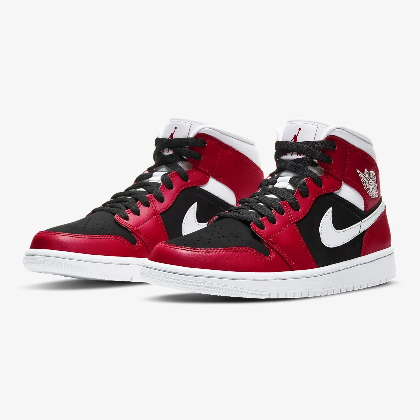 Women's Air Jordan 1 Mid "Gym Red Black" (BQ6472-601)