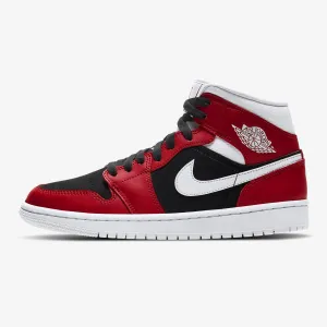 Women's Air Jordan 1 Mid "Gym Red Black" (BQ6472-601)